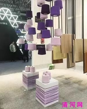 清河羊绒展品