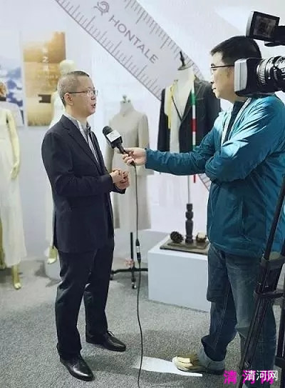 朗图河北分公司总经理冯晓接受河北电视台采访