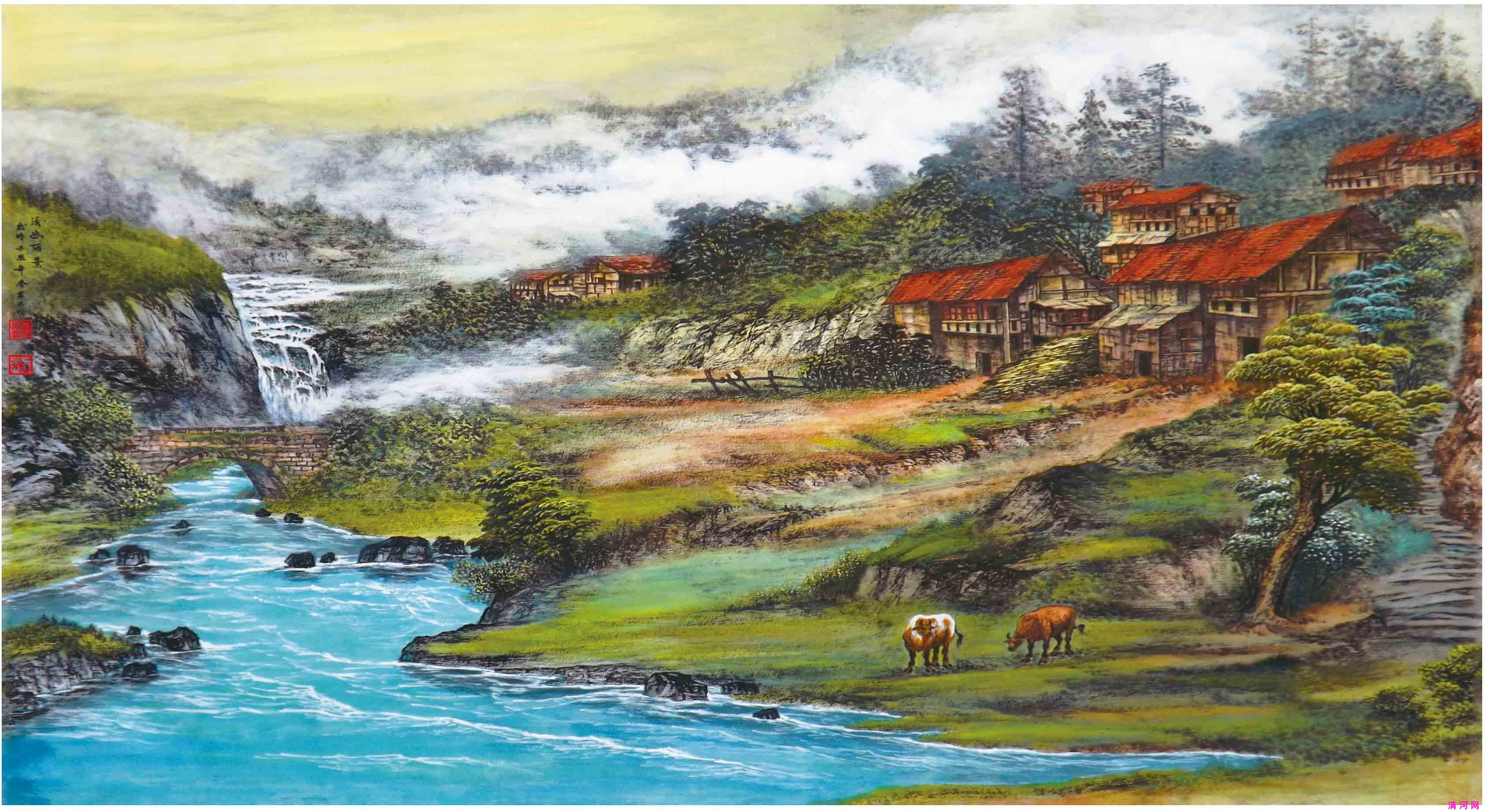 清幽丽景78cm×109cm  .jpg