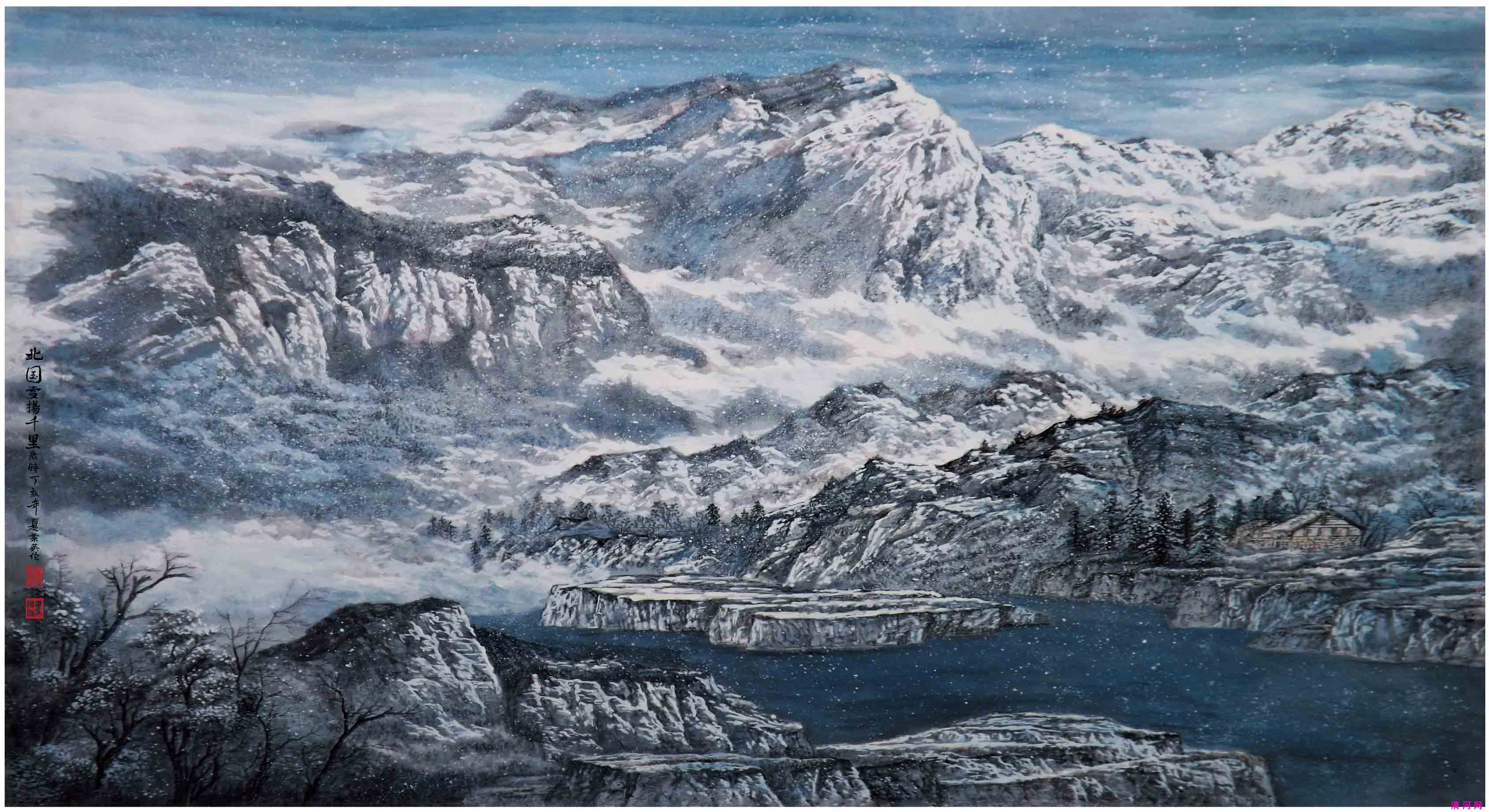 北国雪扬千里80cm×110cm  1.jpg