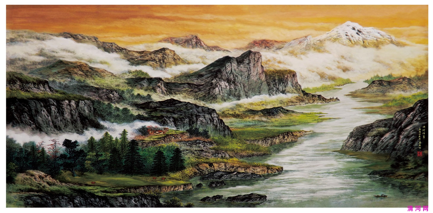 源河伴翠78cm×109cm.jpg