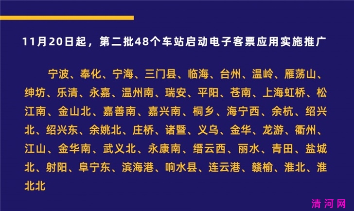 24个长三角区域内火车站开始启用电子客票