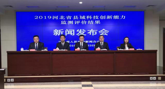 2019年全省县域科技创新能力监测评价结果