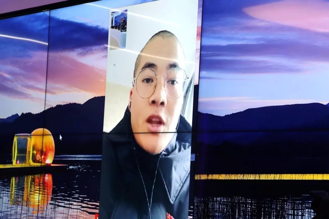 清河县融媒体中心连线武汉