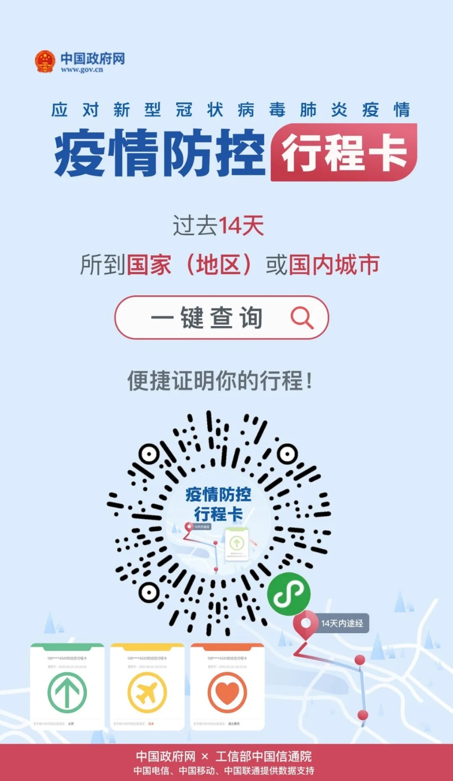 疫情防控行程卡