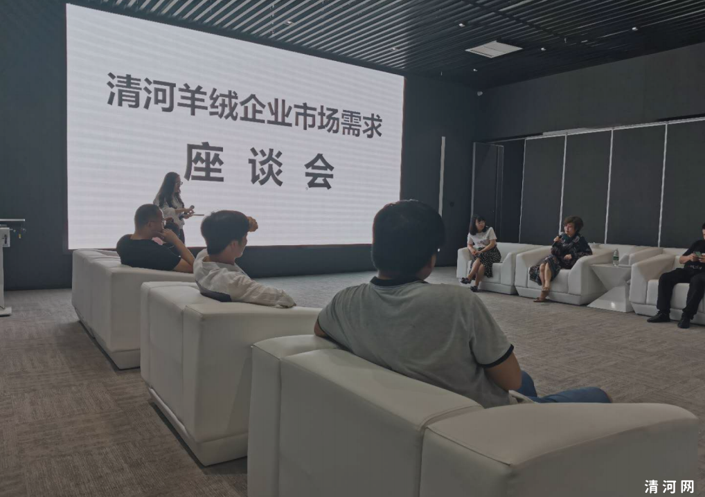 羊绒小镇召开清河羊绒企业市场需求座谈会